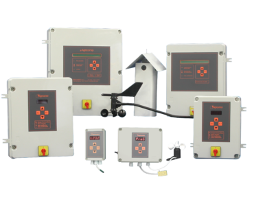 centraline, controlli climatiche e sensori per automazione di serre